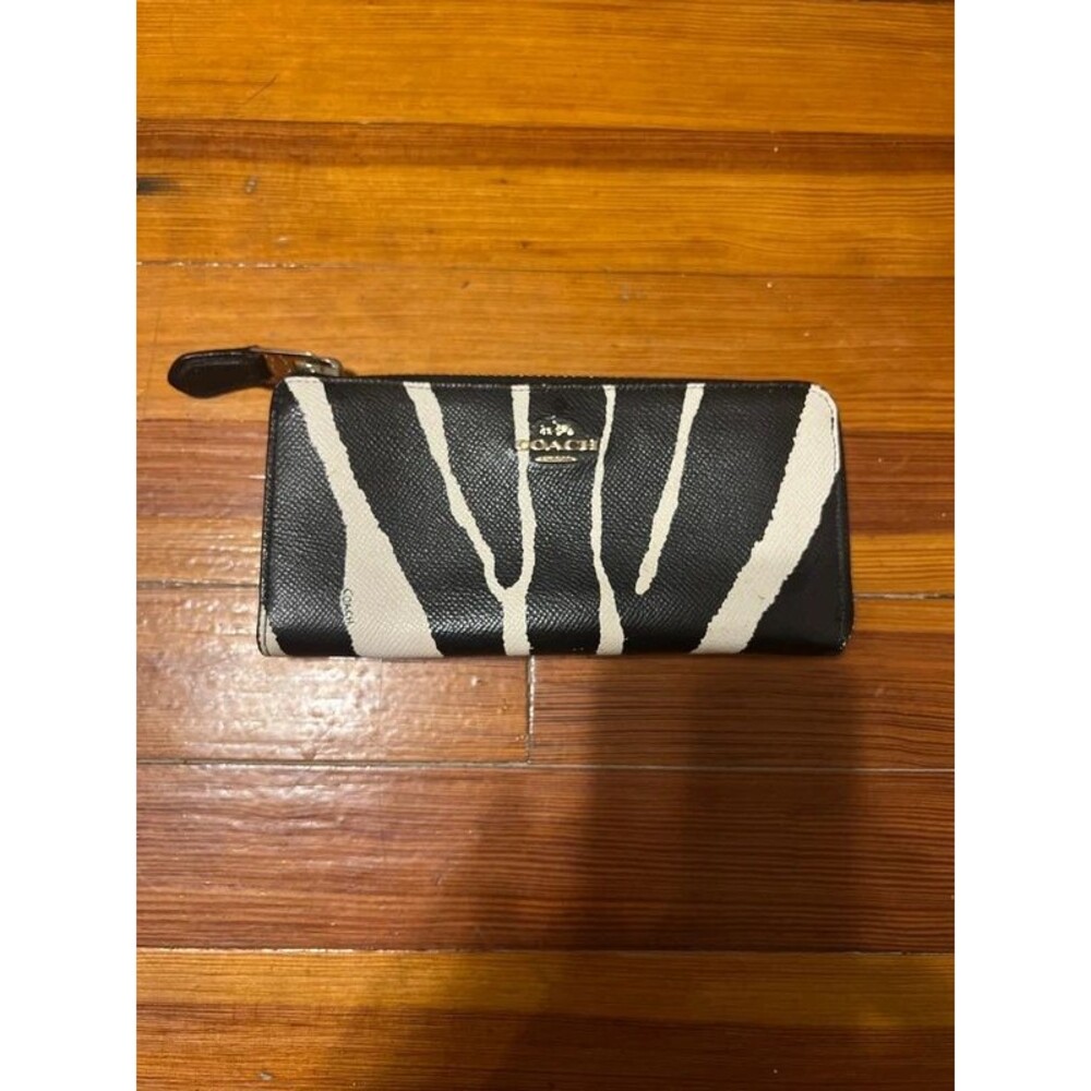 Coach Zebra Print wallet